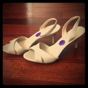 CK Nude Slingback Sandals
